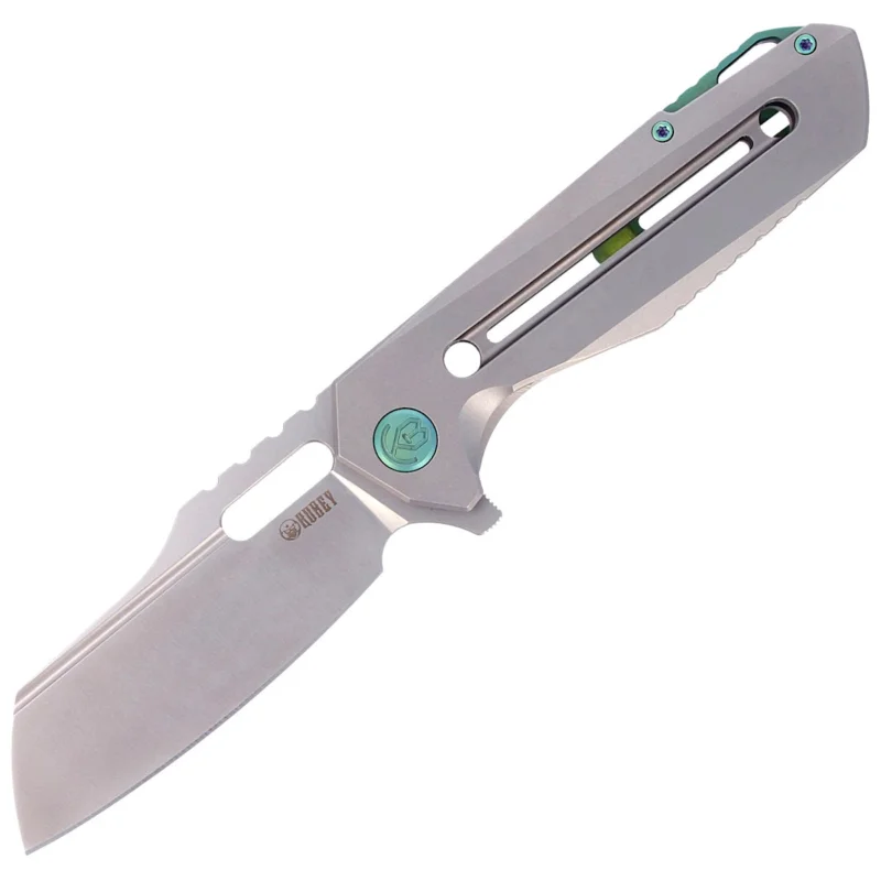 Kubey Atlas Knife Gray Titanium, Sandblasted CPM S35VN by Jelly Jerry (KB290A) Hit sprzedaży