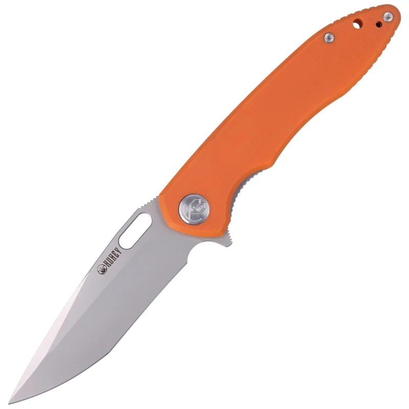 Nóż składany Kubey Darknesss Orange G10, Bead Blasted D2 (KU065) Oferta limitowana