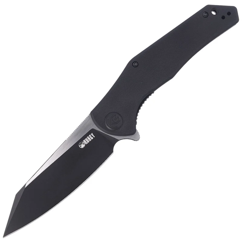 Kubey Knife Flash Black G10, Brush/Black Coating D2 (KU158C) Wybór klientów