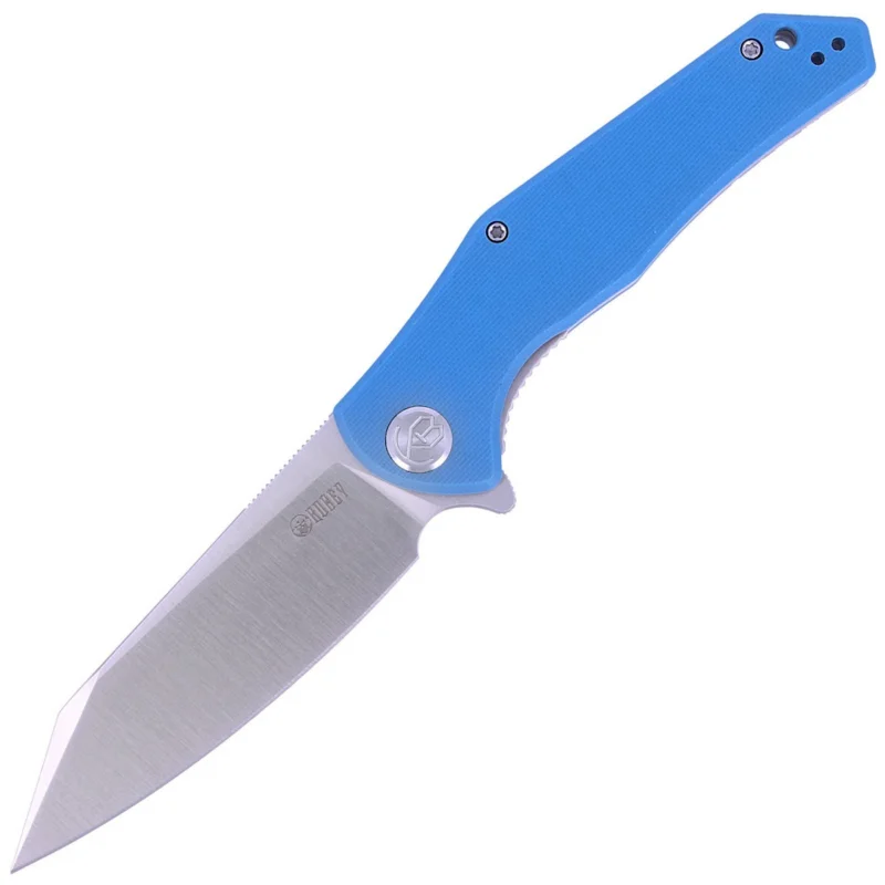 Ostatnia szansa Nóż składany Kubey Flash Blue G10, Satin D2 (KU158A)