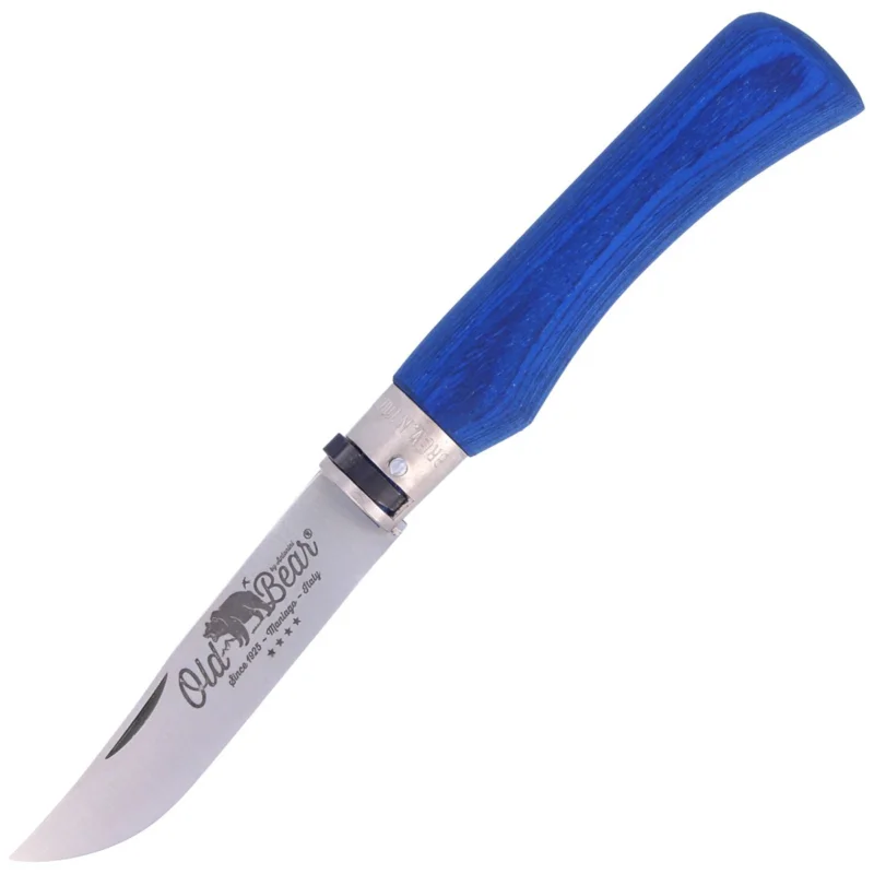Nóż składany Antonini Old Bear Laminated Blue, Satin Stainless (9307/23_MBK) Ostatnia szansa