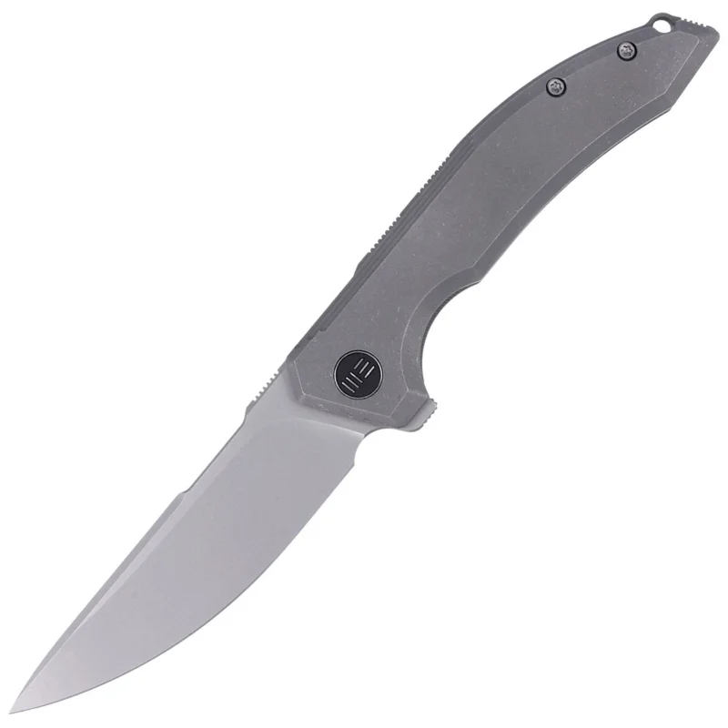 Nóż składany WE Knife Quixotic Gray Titanium, Silver Bead Blasted CPM 20CV (WE21016-1) Ograniczona ilość