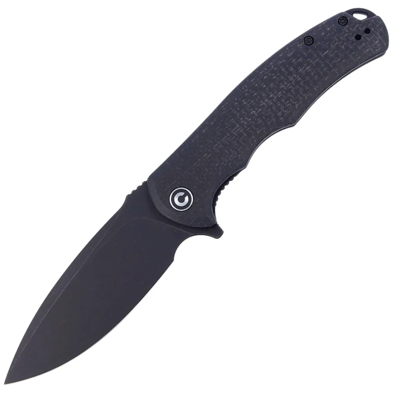 Sprawdź teraz Civivi Knife Praxis Black Coarse Micarta, Black Stonewashed 9Cr18MoV (C803G)