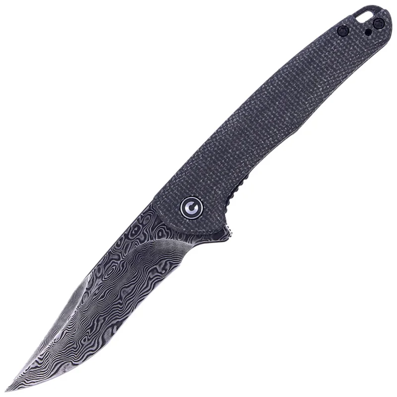 Nóż składany CIVIVI Mini Sandbar Black Micarta, Black Damascus by Eric Ochs (C20011-DS1) Wysoka jakość