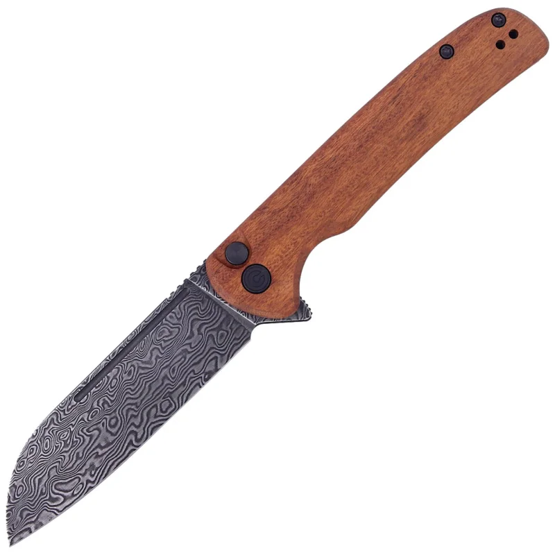 Do wyczerpania zapasów CIVIVI Chevalier Cuibourtia Wood, Black Hand Rubbed Damascus (C20022-DS1)