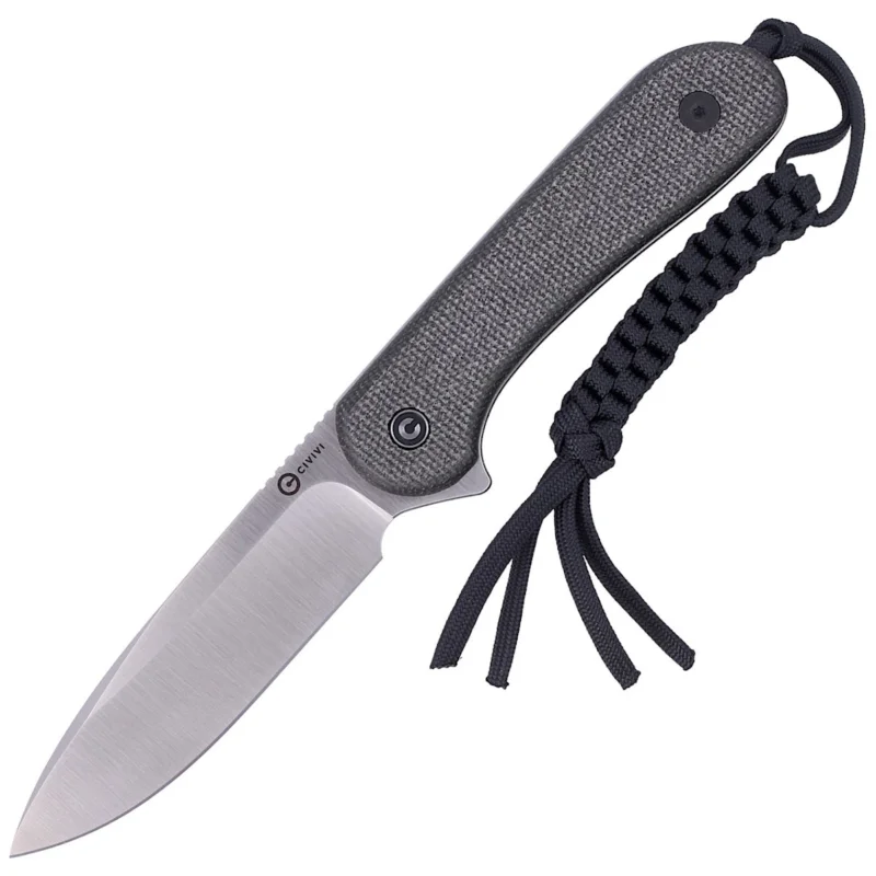 Oferta limitowana Nóż Civivi Elementum Fixed Tactical Dark Green Micarta, Satin D2 (C2105B)