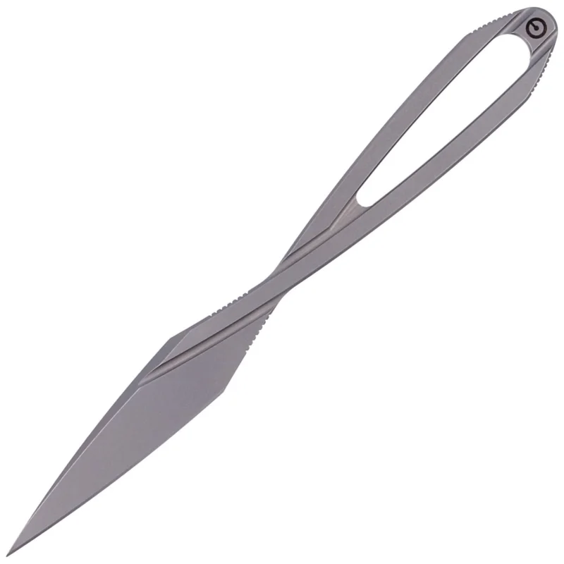 Bestseller Nóż na szyję CIVIVI D-Art, Silver Bead Blasted D2 by Ostap Hel (C21001-1)