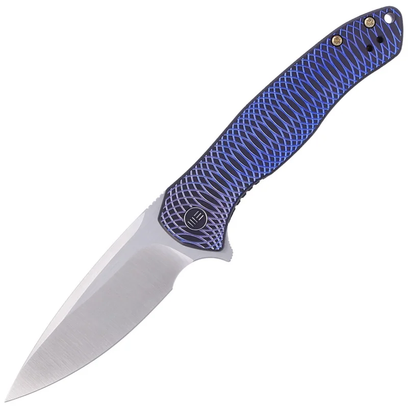 WE Knife Kitefin Blue / Black Titanium, Satin CPM S35VN (2001D) Wyjątkowa oferta