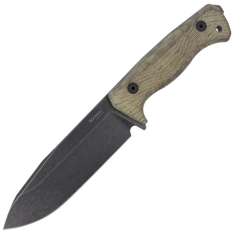 Tylko do końca tygodnia Nóż LionSteel T6B Green Micarta, Old Black K490 (T6B CVG)