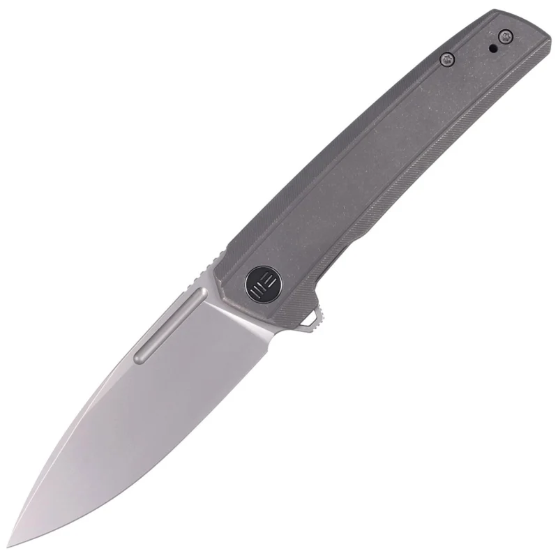 Wyprzedaż WE Knife Speedster Gray Titanium, Silver Bead Blasted CPM 20CV (WE21021B-1)