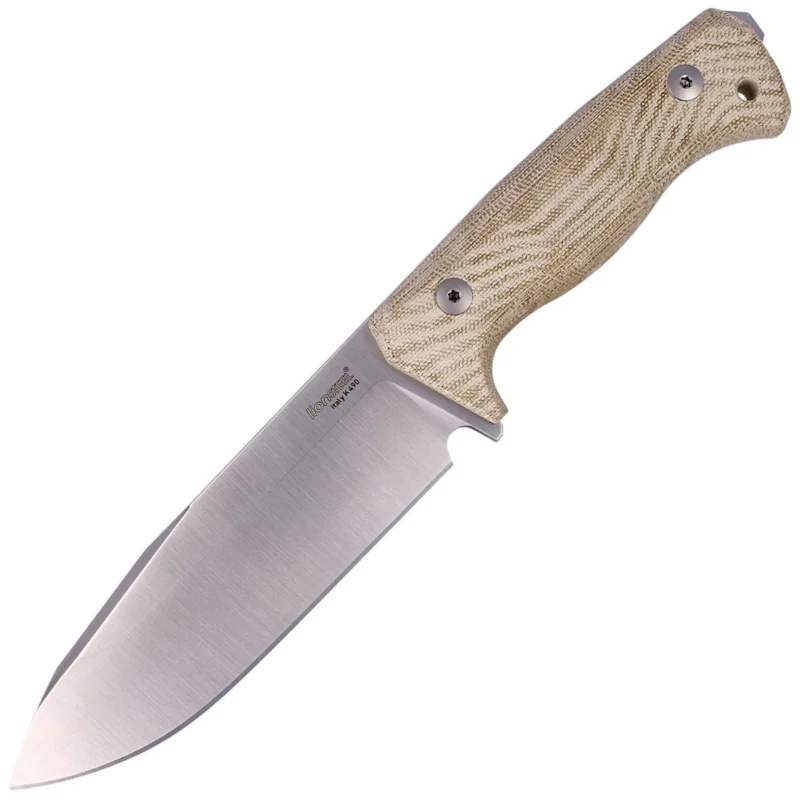 Wybór klientów Nóż LionSteel T6 Natural Micarta, Satin K490 (T6 CVN)