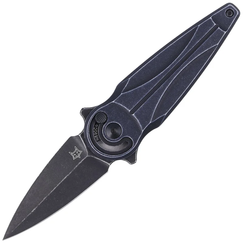 FOX Knife Saturn Black Aluminium, Stone washed N690Co by Denis Simonutti (FX-551 ALB) Najlepsza cena