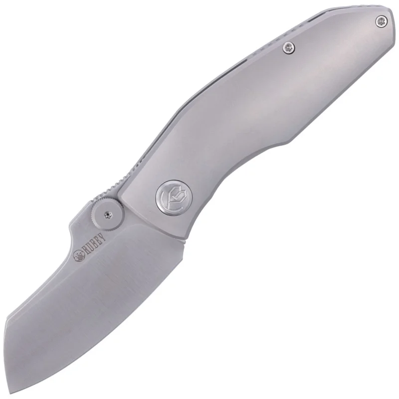 Dostępne od ręki Kubey Monsterdog Knife Gray Titanium, Satin CPM 20CV by Dmitry Osarenko (KB285B)