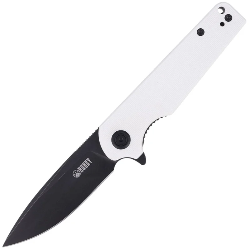 Nóż składany Kubey Knife Wolverine, Ivory G10, Dark Stonewashed D2 (KU233G) Oferta limitowana