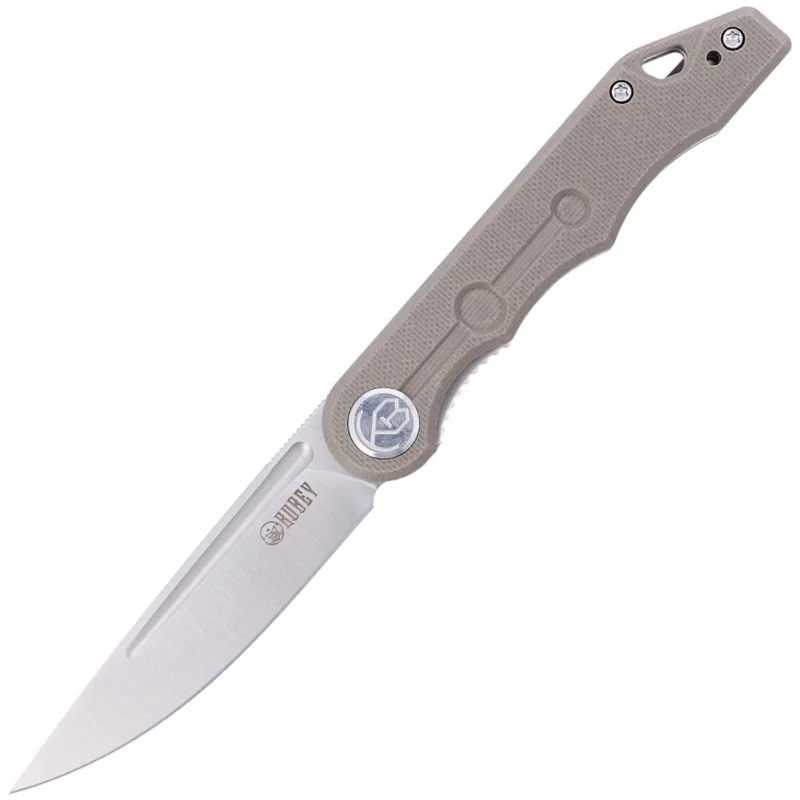 Nóż składany Kubey Mizo, Tan G10, Satin 14C28N by Tiguass (KU2101E) Dodaj do koszyka