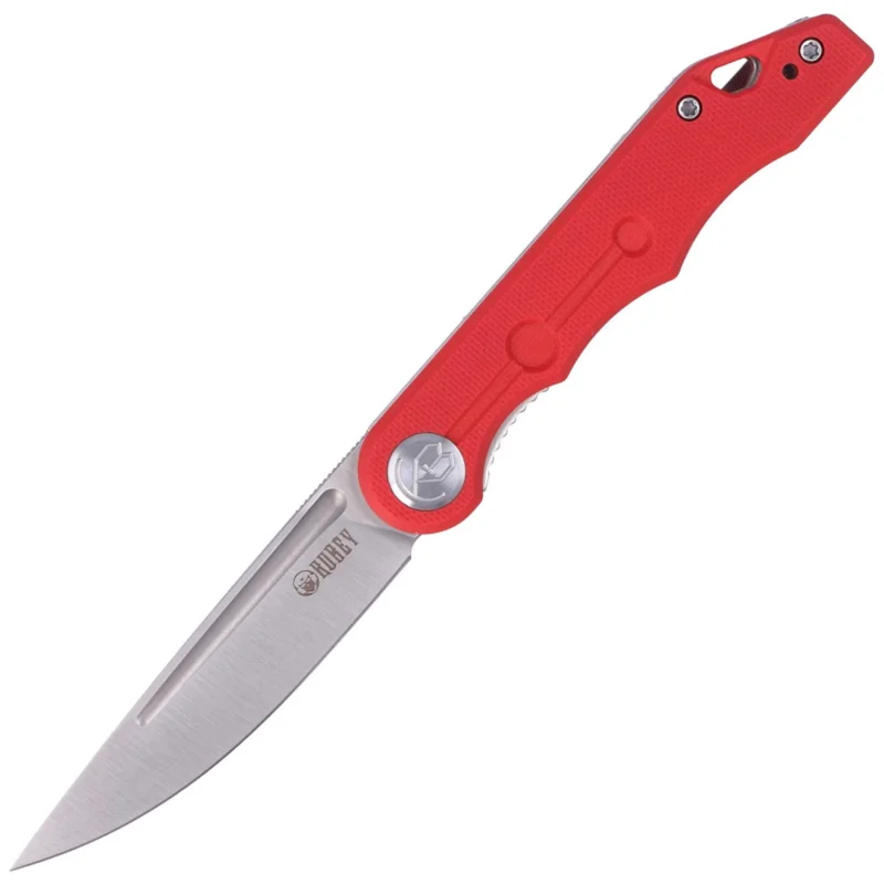 Promocja Nóż składany Kubey Mizo, Red G10, Satin 14C28N by Tiguass (KU2101C)