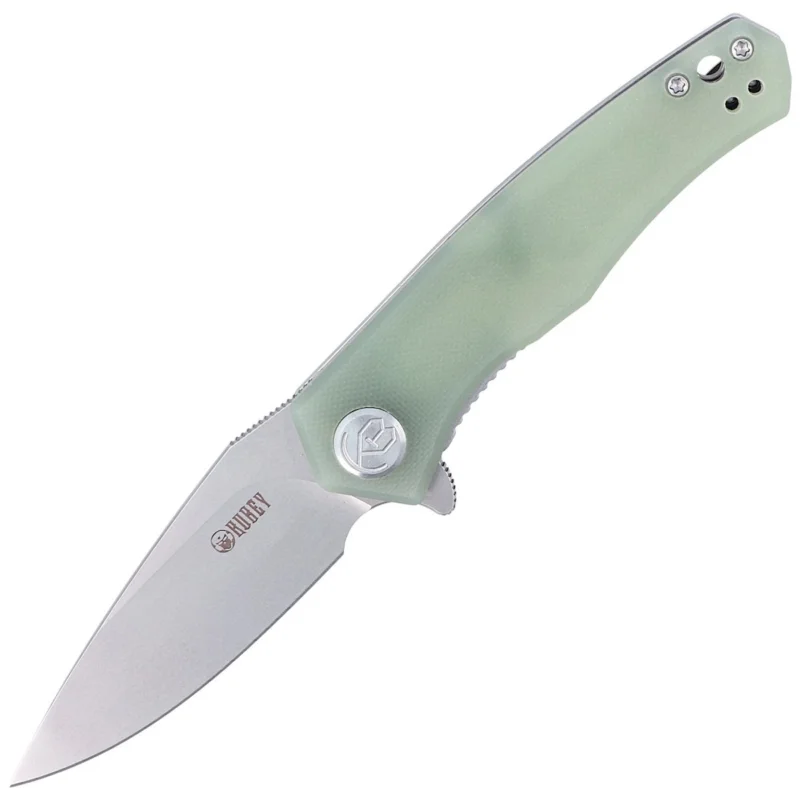 Ostatnia szansa Nóż składany Kubey Cadmus Jade G10, Bead Blasted D2 by Max (KU055D)
