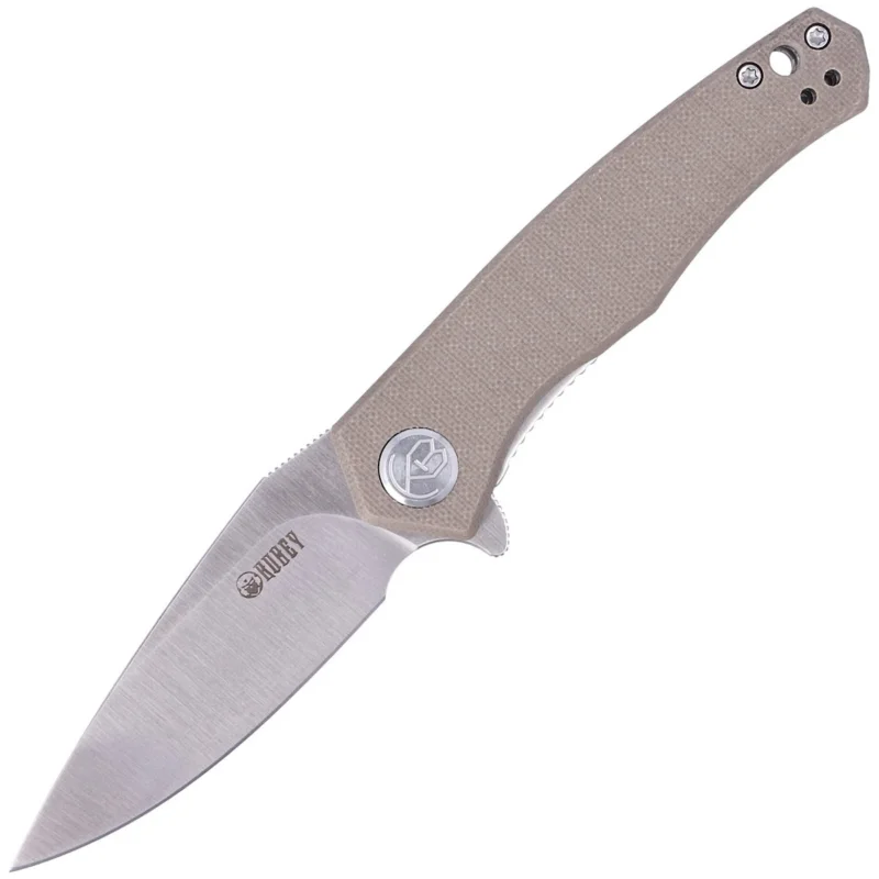 Nóż składany Kubey Cadmus Tan G10, Satin D2 by Max (KU055C) Cena promocyjna
