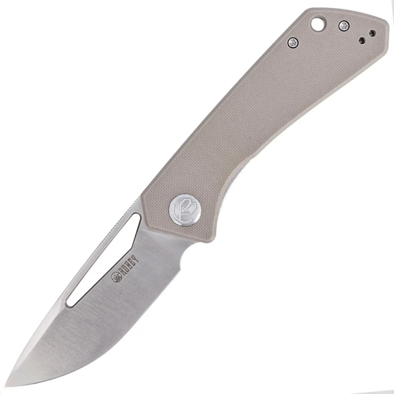 Nóż składany Kubey Thalia Tan G10, Satin D2 (KU331F) Dostępne od ręki