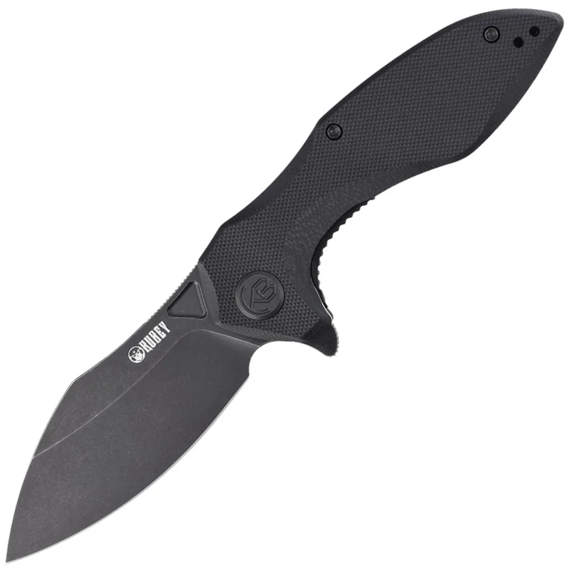 Oferta limitowana Kubey Knife Noble, Black G10, Dark Stonewashed D2 (KU236F)