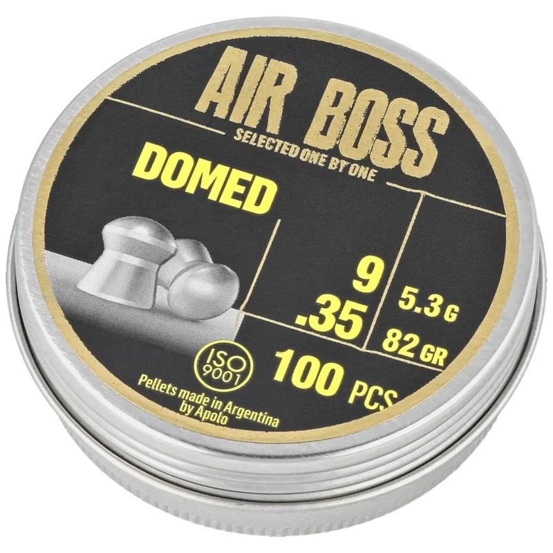 Nie przegap Śrut Apolo Air Boss Domed 9 mm, 100 szt. 5.30g/82.0gr (30400)