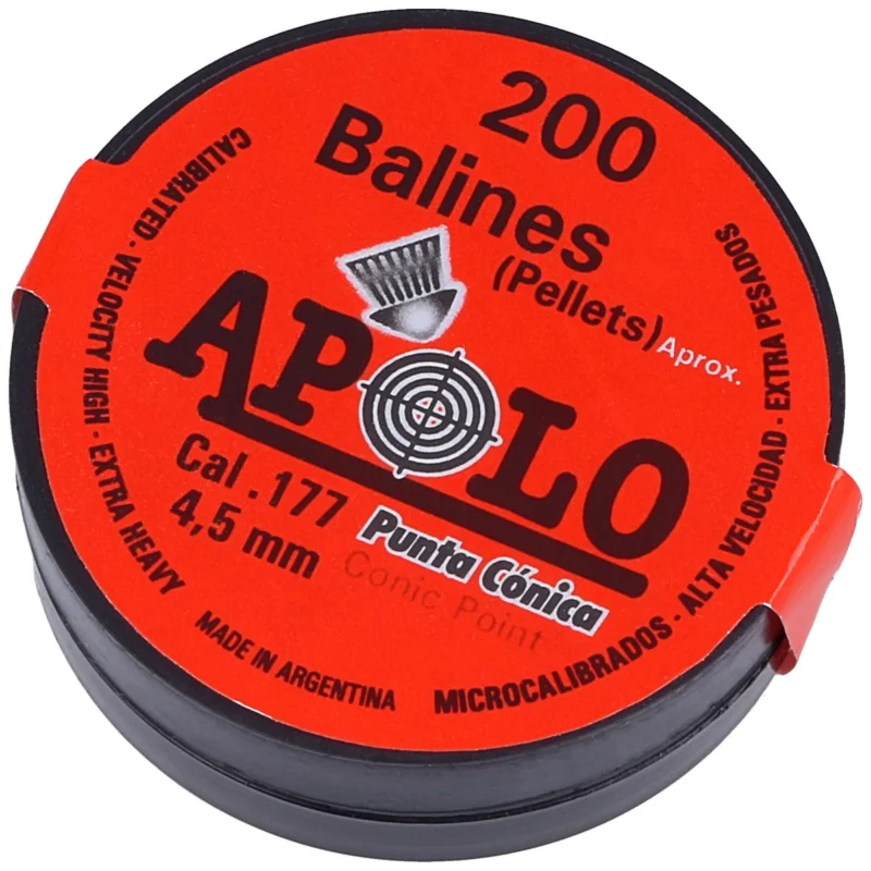 Nie przegap Śrut Apolo Conic 4.5 mm, 200 szt. 0.46g/7.1gr (10005)