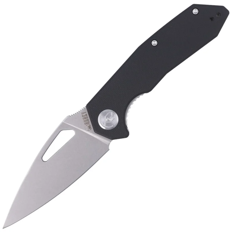 Nóż składany Kubey Coeus Black G10, Bead Blasted D2 (KU122A) Szybka dostawa