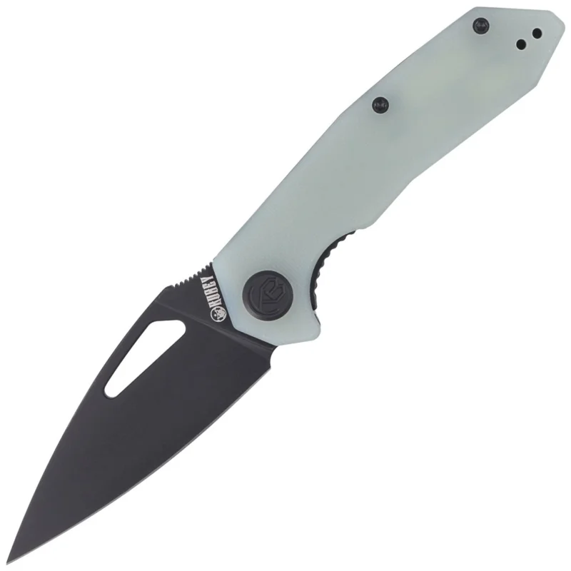 Dodaj do koszyka Nóż składany Kubey Coeus Jade G10, Dark Stonewashed D2 (KU122E)
