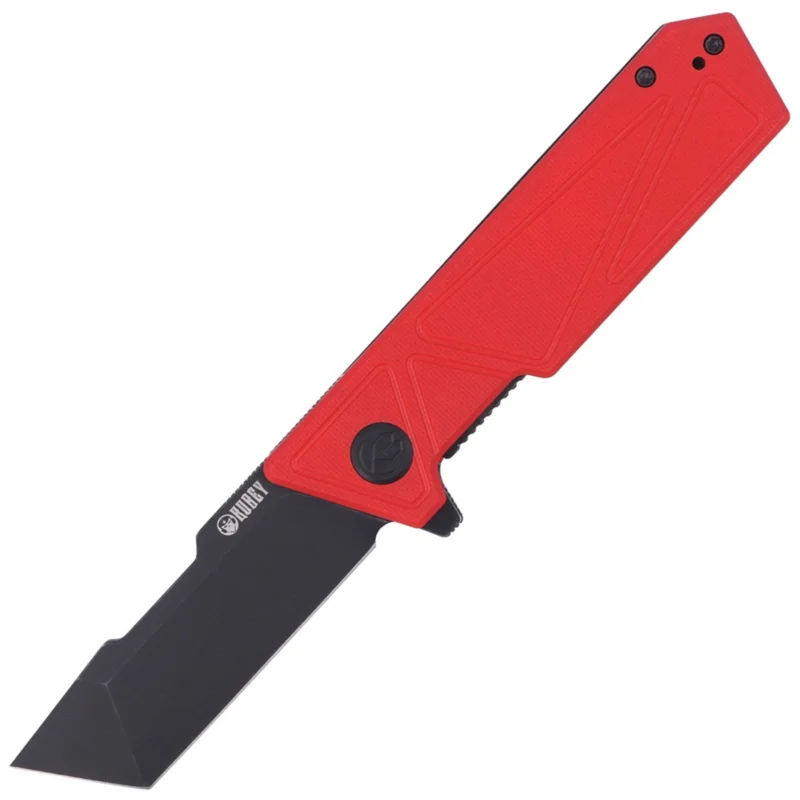 Szybka wysyłka Kubey Avenger Outdoor KU104D Knife Red G10, Dark Stonewashed D2