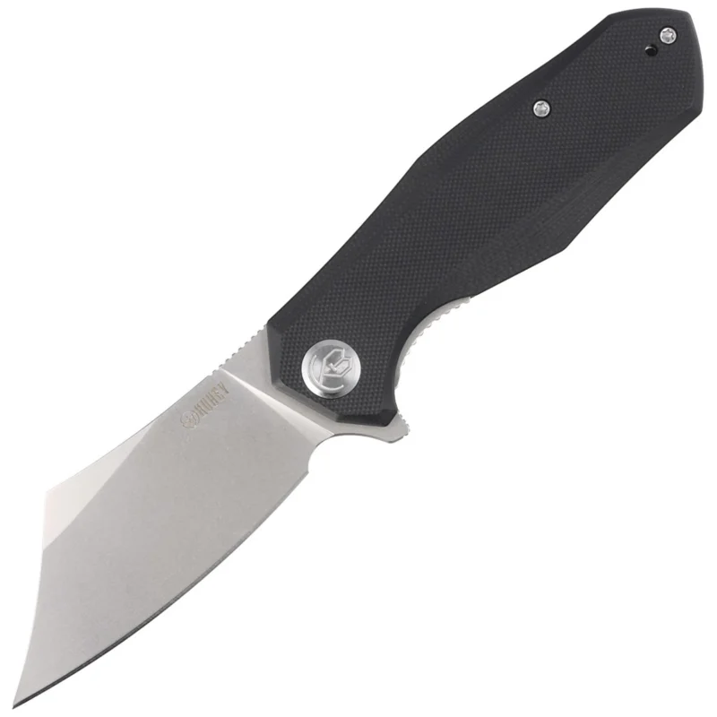 Nóż składany Kubey Echo Black G10, Bead Blasted D2 (KU329A) Ostatnie sztuki