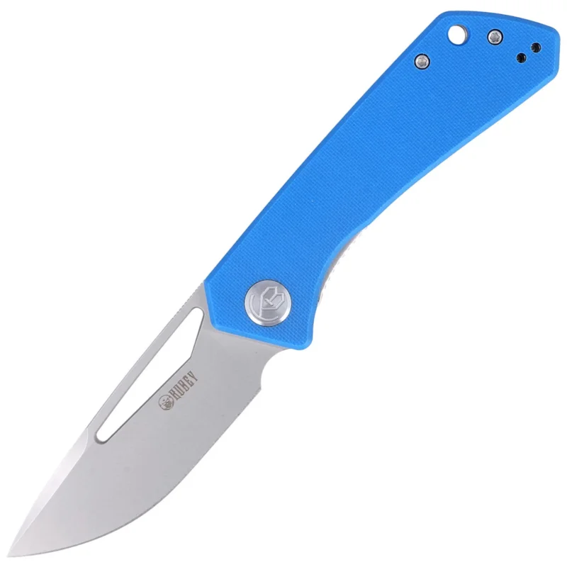 Ostatnia szansa Nóż składany Kubey Thalia Blue G10, Beadblasted D2 (KU331B)