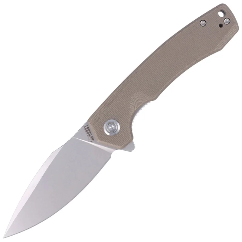 Zamów teraz Nóż składany Kubey Calyce Tan G10, Bead Blasted D2 (KU901H)