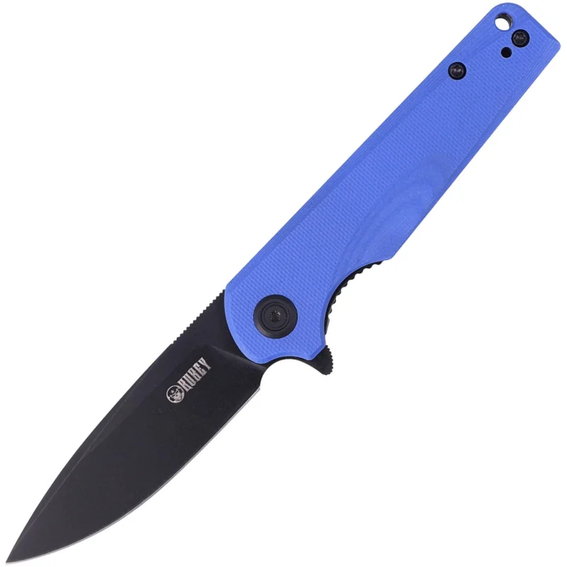 Nóż składany Kubey Wolverine Blue G10, Dark Stonewashed D2 (KU233F) Taniej