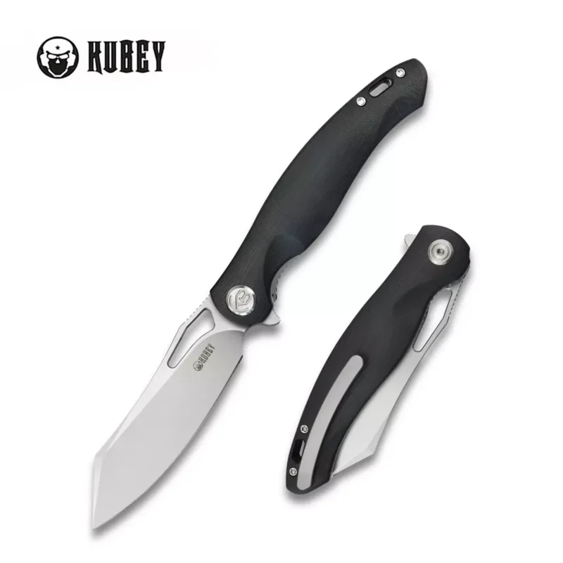 Tylko dziś Kubey Drake Knife Black G10, Sandblasted AUS-10 by Maksim Tkachuk (KB239A)