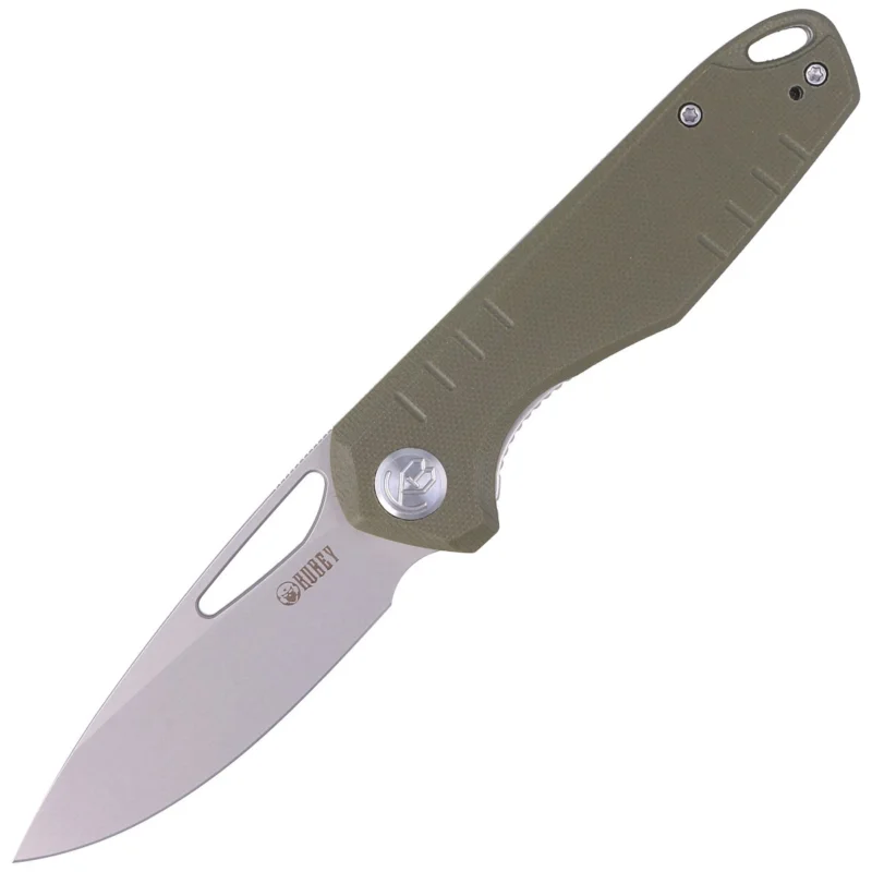 Nóż składany Kubey Doris Green G10, Satin Finish D2 (KU324D) Rabat
