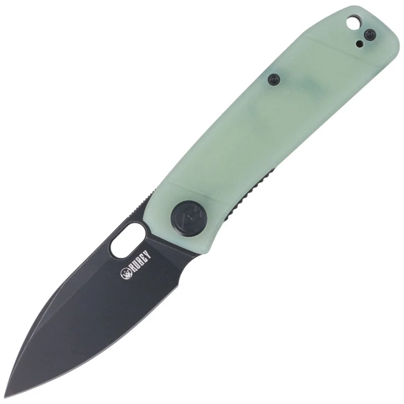 Ostatnia szansa Nóż składany Kubey Hyde Jade G10, Dark Stonewashed 14C28N by Colin Maisonpierre (KU2104C)