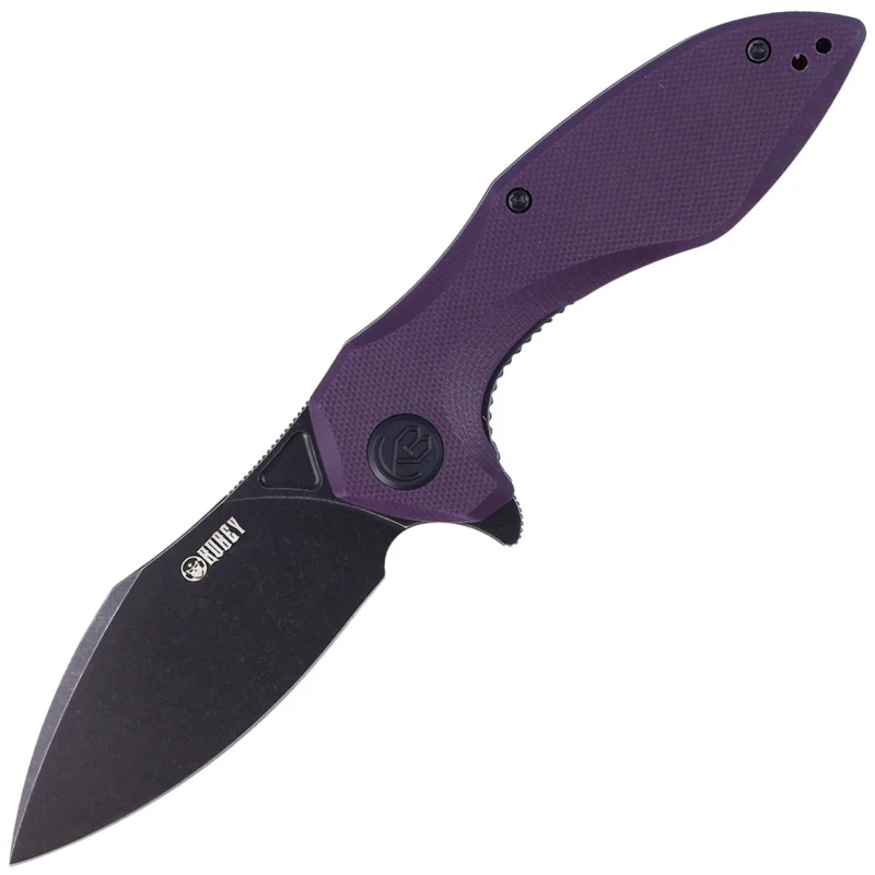 Nóż składany Kubey Noble Purple G10, Dark Stonewashed D2 (KU236E) Bezpieczne zakupy
