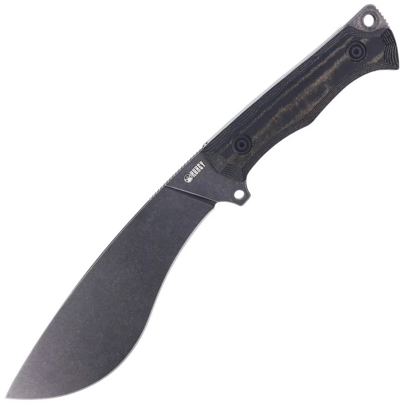 Kubey Knife Destroyer Kukri, Black Micarta, Dark Stonewashed (KU241D) Zamów dziś