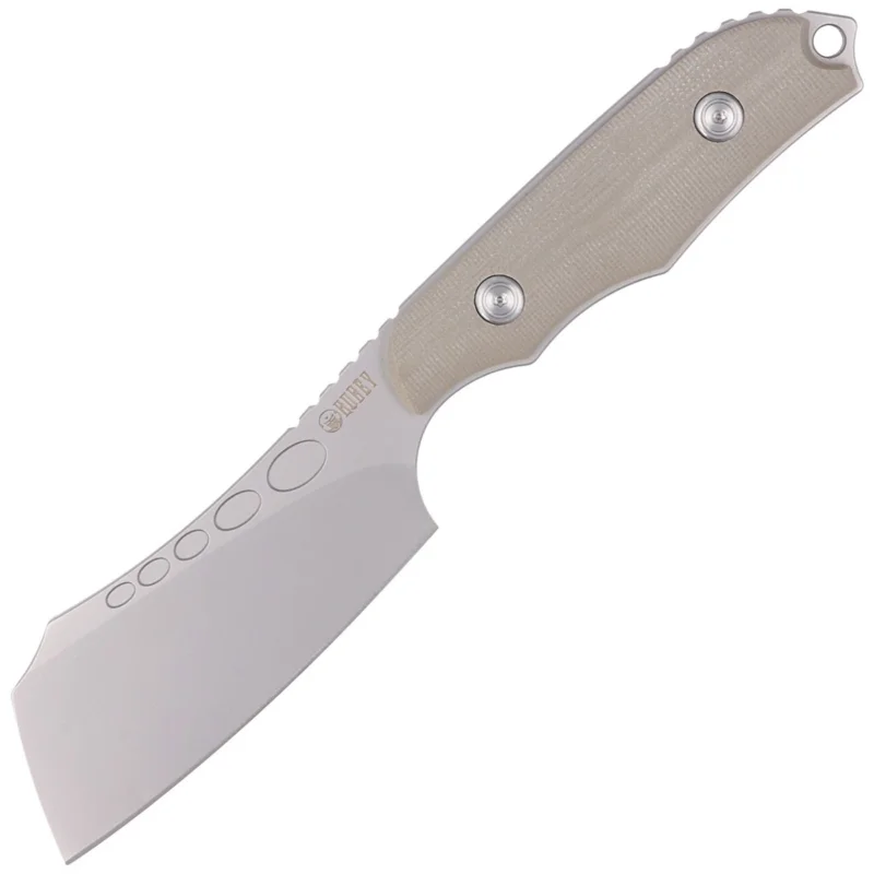 Kubey Knife Aiden, Tan Micarta, Sand Blasted D2 by Damiano Dall'Amico (KU341B) Niska cena
