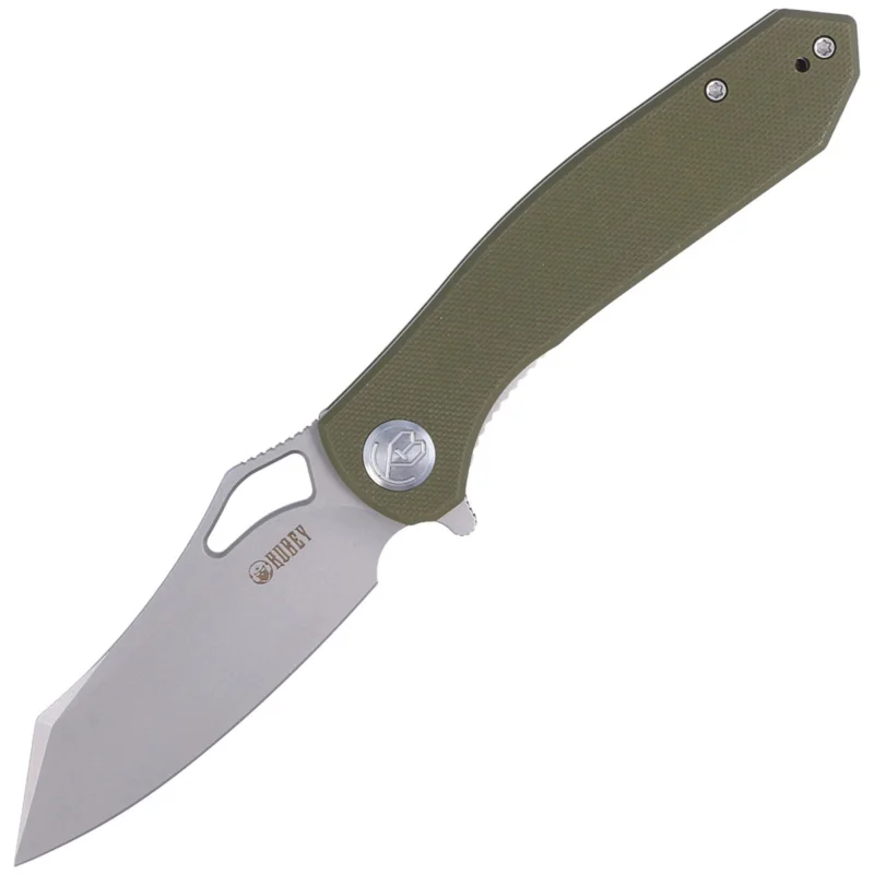 Nóż składany Kubey Drake Green G10, Bead Blasted D2 by Maksim Tkaczuk (KU310C) Obniżka ceny