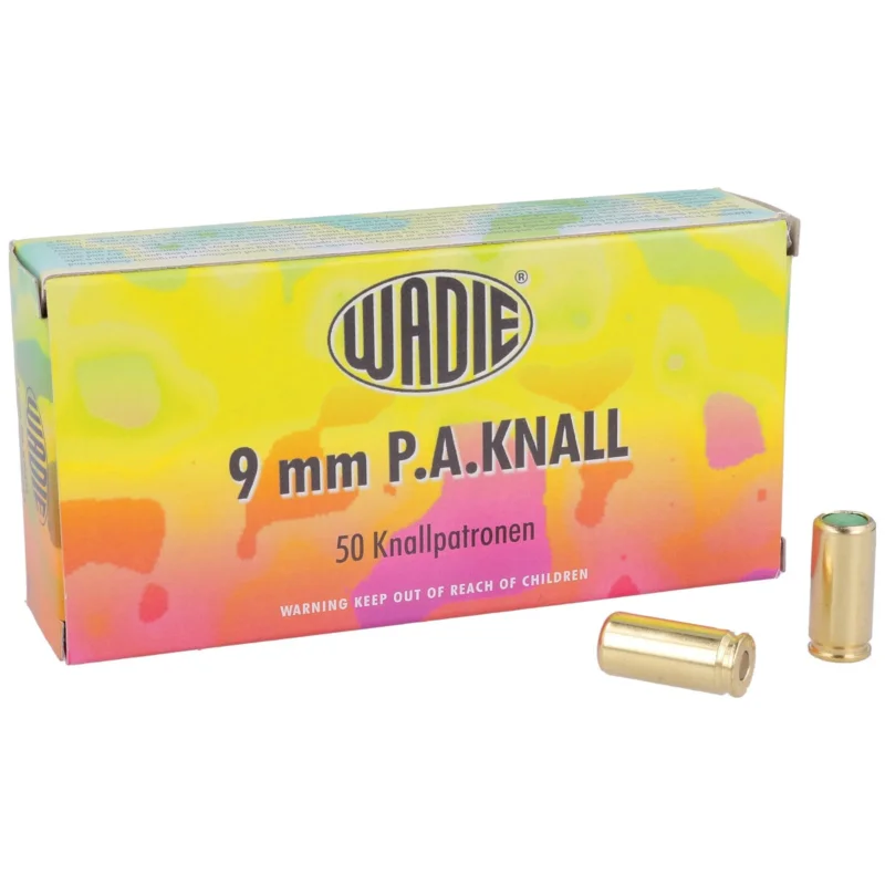 Amunicja hukowa pistoletowa WADIE 9mm P.A.Knall 50szt (845644) Wyjątkowa oferta