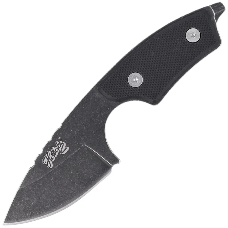 Herbertz CJH Neck Knife Black G10, Black Stonewashed 420 (10000345) Popularny