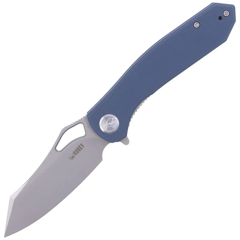 Kubey Drake Blue G10, Bead Blasted D2 by Maksim Tkaczuk knife (KU310E) Tylko do końca tygodnia