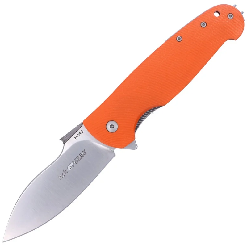 Viper Italo Orange G10, Satin M390 by Fabrizio Silvestrelli Knife (V5948GO) Premium
