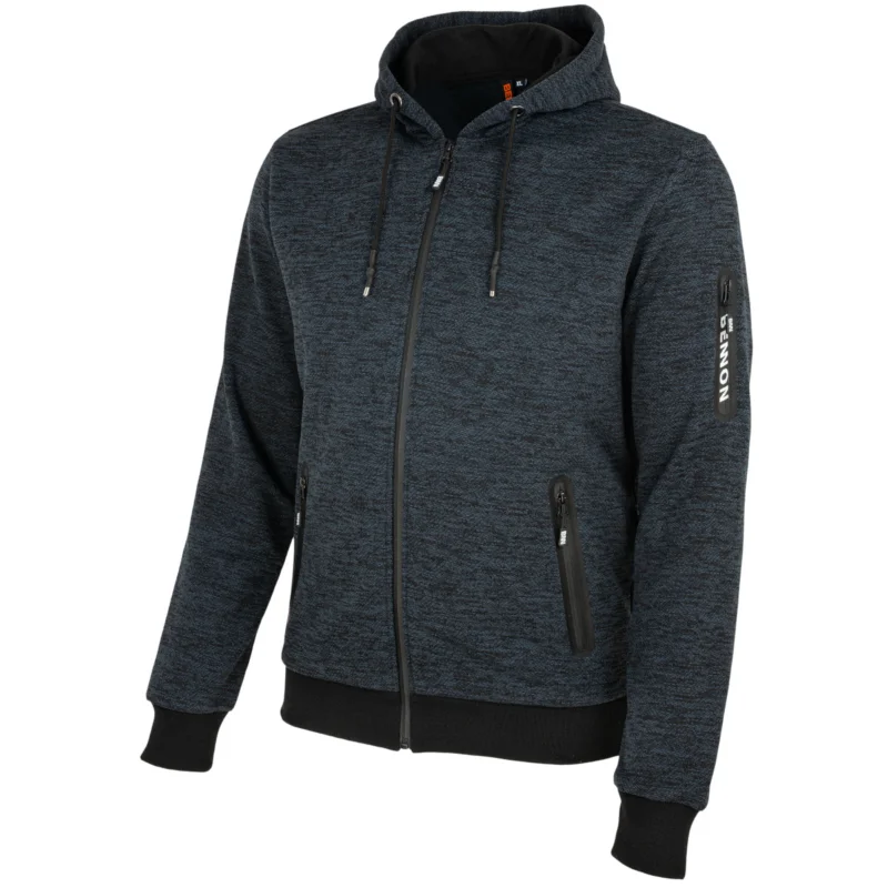 Bluza z kapturem Bennon Olympos Sweatshirt, blue/grey (0716170092) Łatwy zwrot