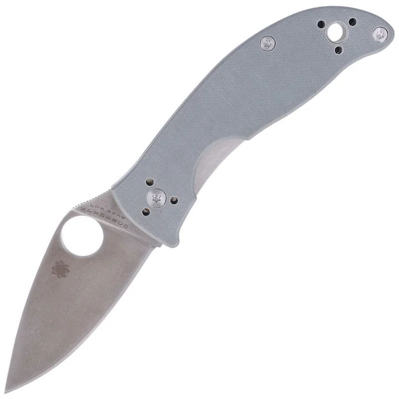 Tylko dziś Nóż składany Spyderco Alcyone G-10 Grey, CTS BD1N Plain (C222GPGY)