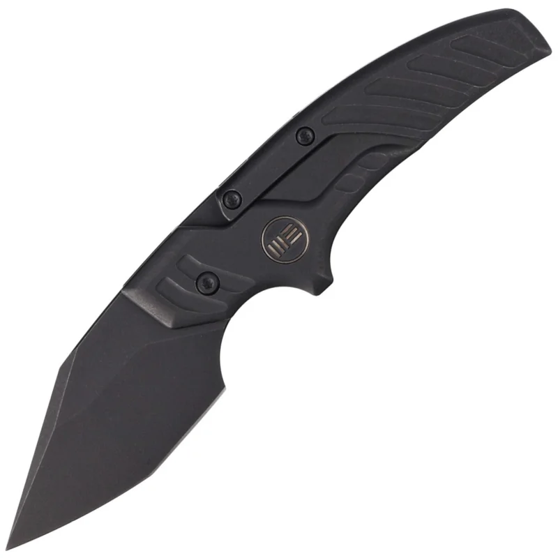 Hit sprzedaży Nóż WE Knife Typhoeus Black Titanium, Black Stonewashed CPM 20V (WE21036B-1)