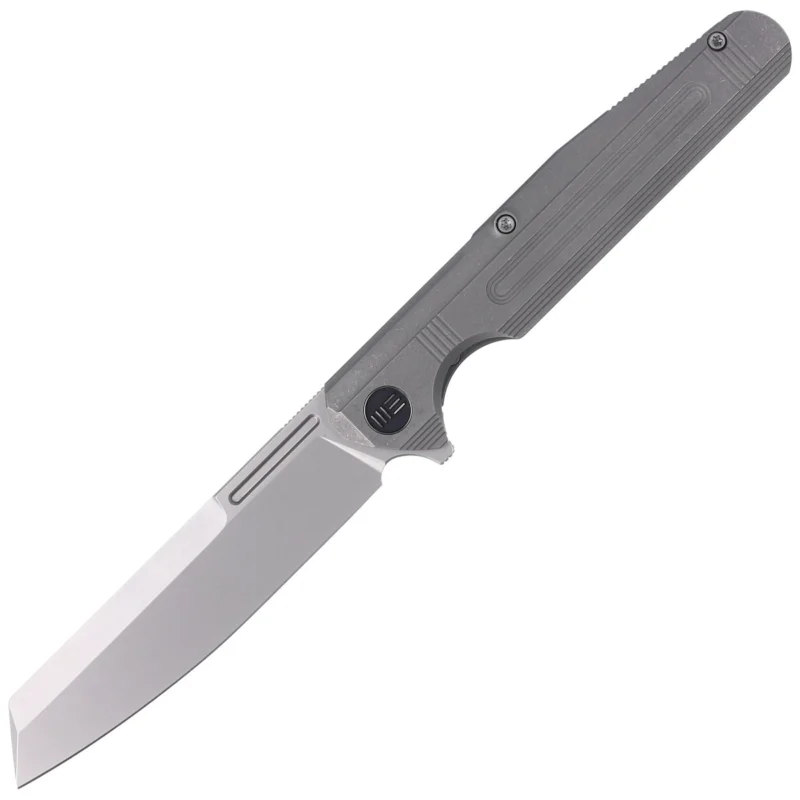 Nóż składany WE Knife Reiver LE No 154/260 Gray Titanium, Silver Bead Blasted CPM S35VN (WE16020-1) Bezpieczna płatność