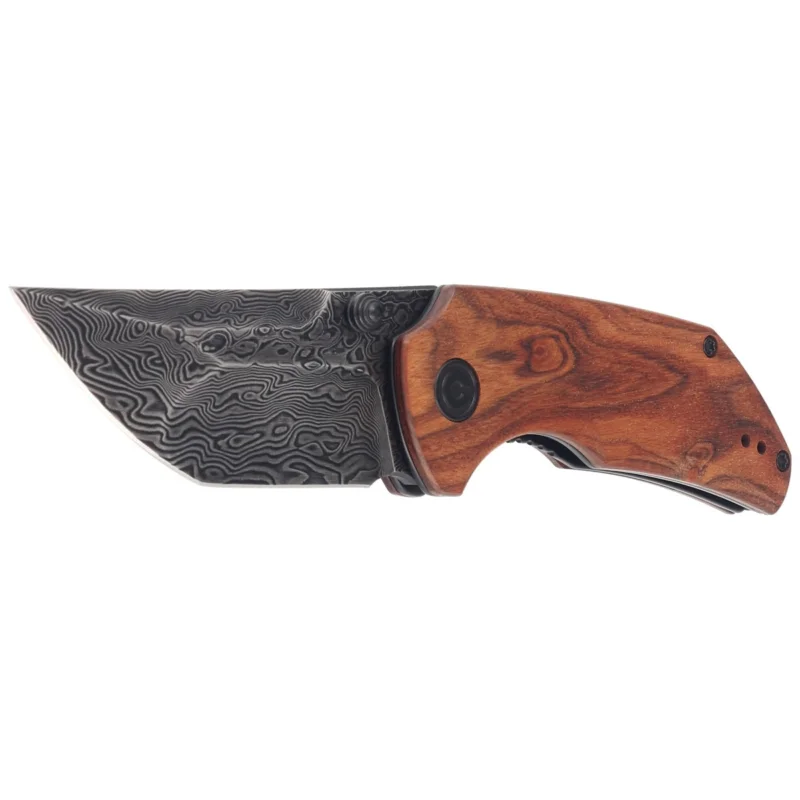 Niska cena CIVIVI Knife Thug 2 Cuibourtia Wood, Black Damascus by Matt Christensen (C20028C-DS1)
