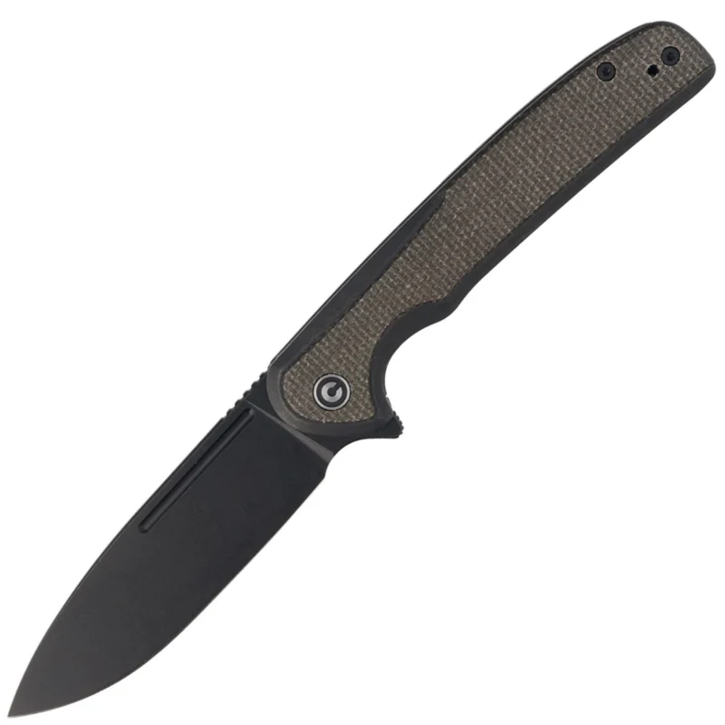 CIVIVI Knife Voltaic Stainless / Green Micarta, Black Stonewashed 14C28N (C20060-3) Ostatnie sztuki